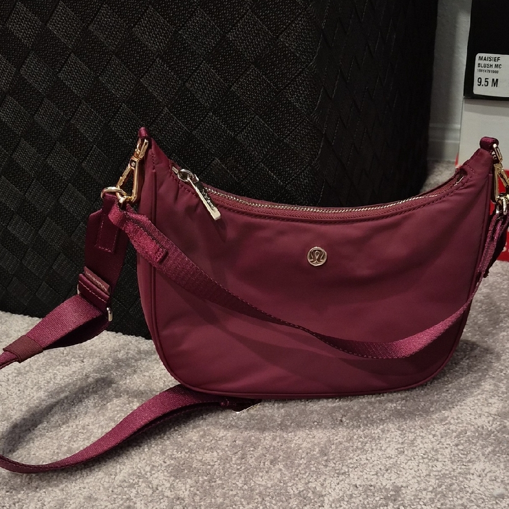 Lululemon Athletica Burgundy Crossbody Bag
